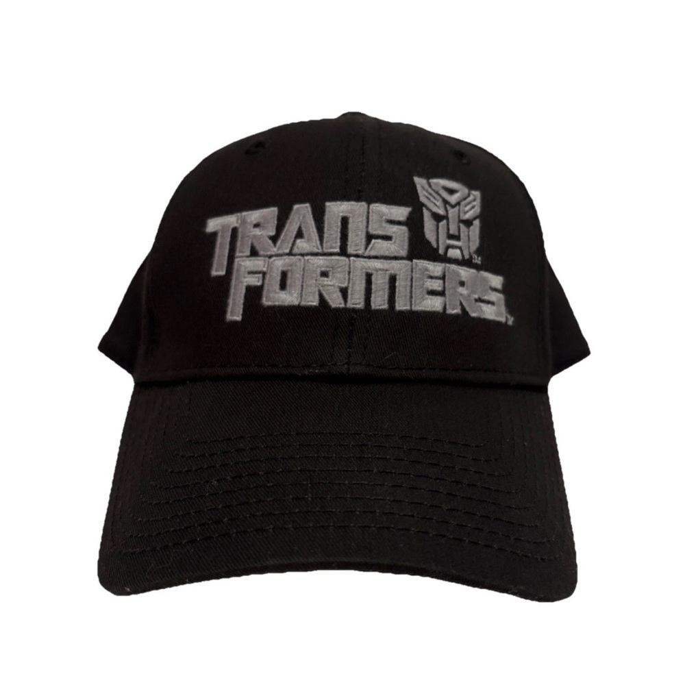 Vintage 2007 Transformers Black & Gray Adjustable Hat Embroidered
